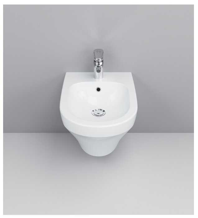 Биде подвесное AM.PM Inspire C503411WH с горизонтальным выпуском фотография 2