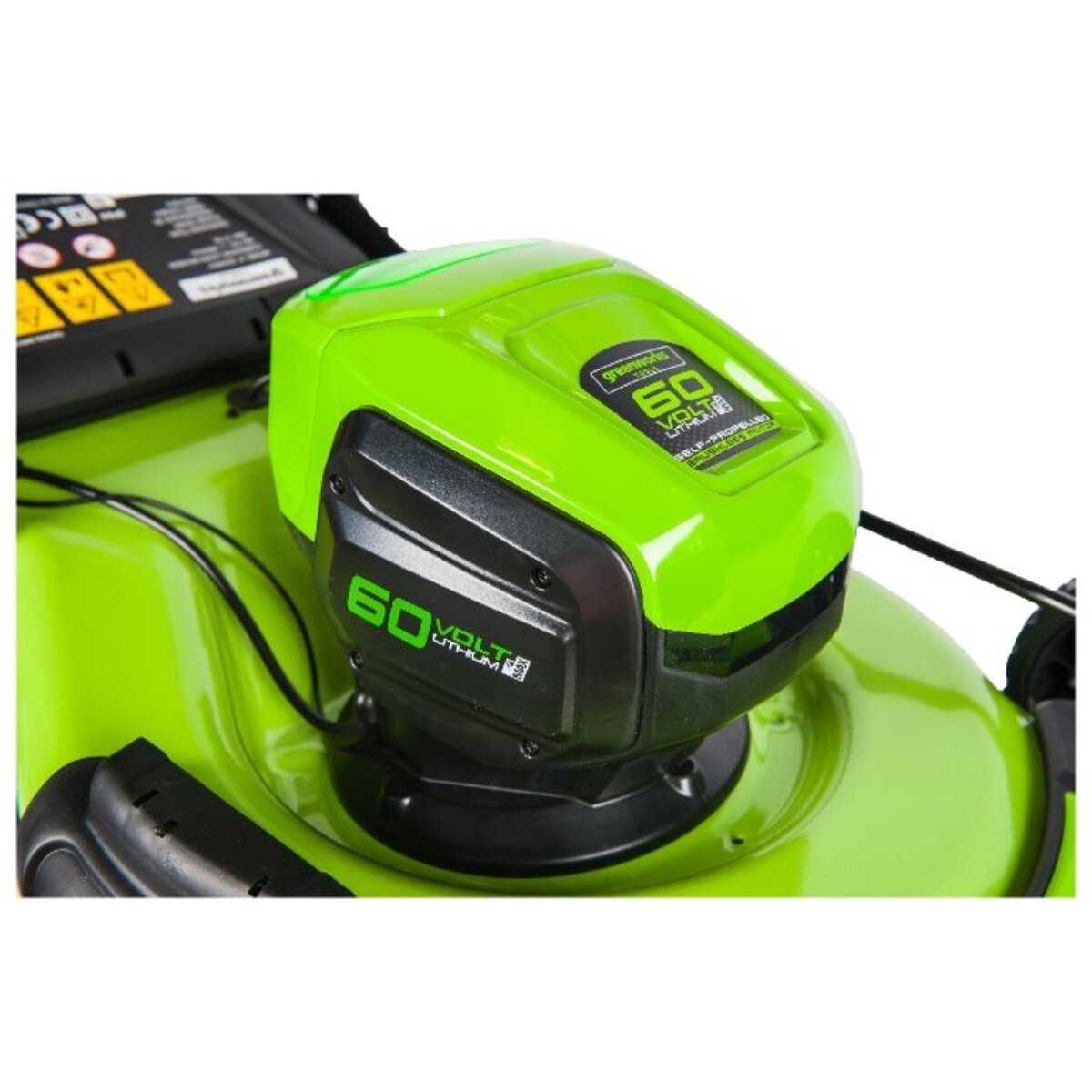 Электрическая газонокосилка Greenworks DigiPro (2514307) фотография 20