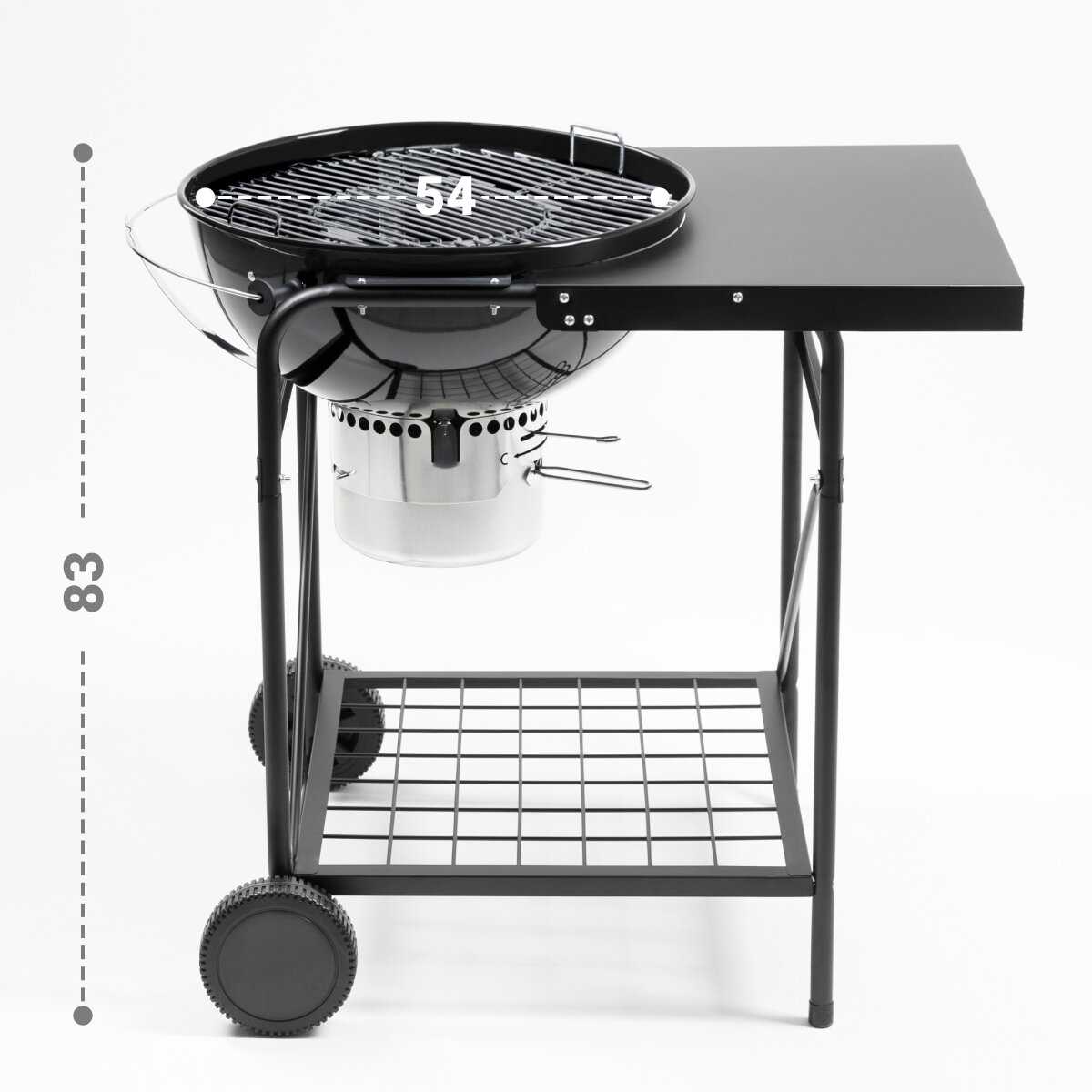 Угольный гриль барбекю GoGarden Premium 56 Pro LUX фотография 11