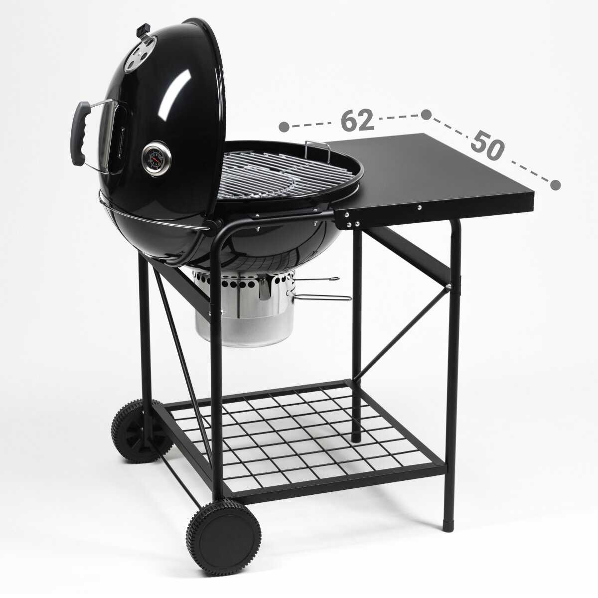 Угольный гриль барбекю GoGarden Premium 56 Pro LUX фотография 12