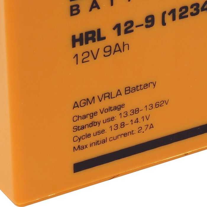 Аккумуляторная батарея DELTA Battery HRL 12-9 (1234W) фотография 5
