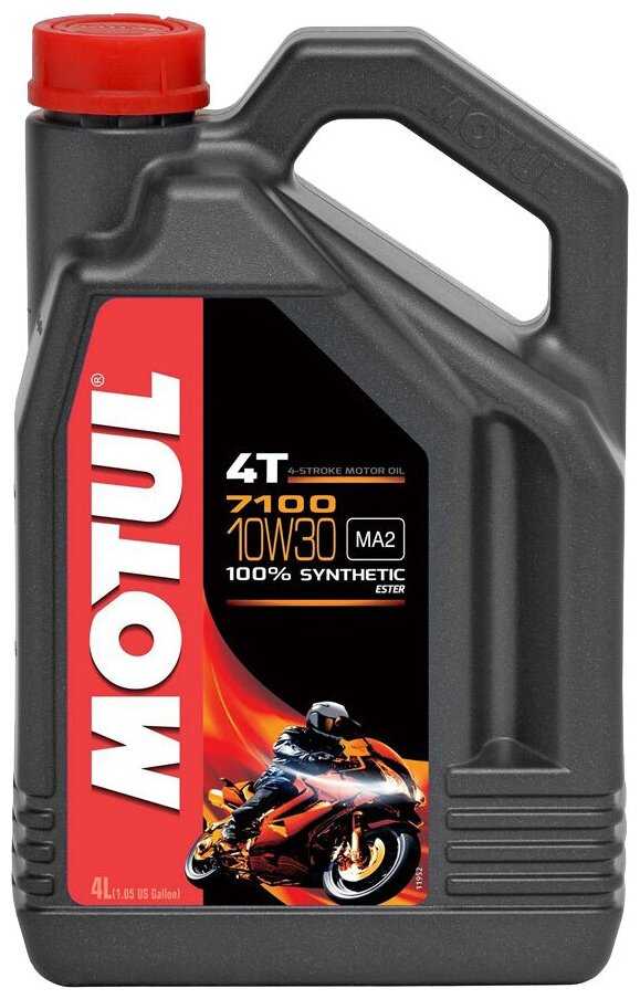 Синтетическое моторное масло Motul 7100 4T 10W30 фотография 1