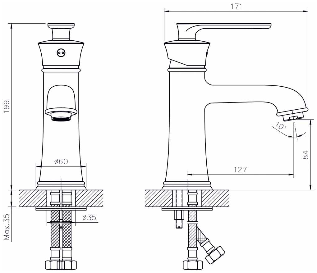 Смеситель Rush FLG0835-1 фотография 7