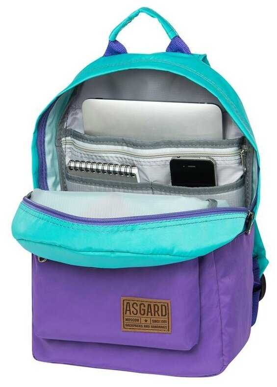 Рюкзак Asgard Р-5333Д СинийП - Пончики голубой фотография 2