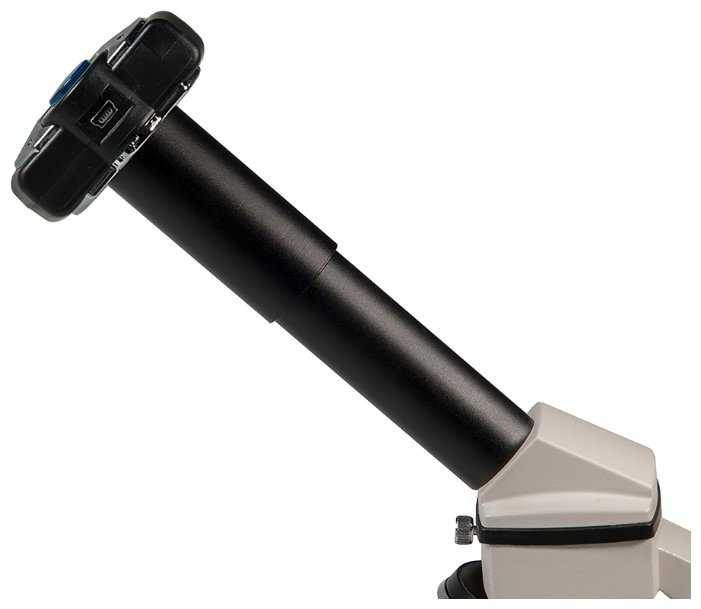 Микроскоп Микромед Эврика 40–1280х с видеоокуляром, в кейсе фотография 7