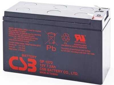 Аккумуляторная батарея CSB GP 1272 F2 (28W 12В) фотография 10
