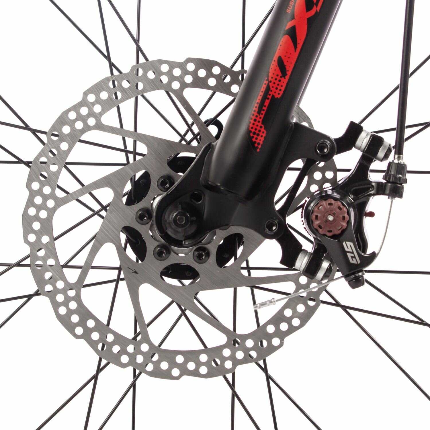 Подростковый горный (MTB) велосипед Foxx Caiman 24 (24SHD. CAIMAN.12RD4) фотография 11