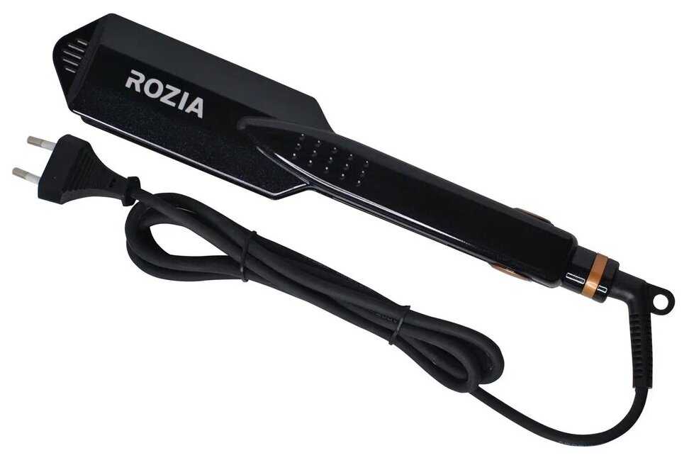 Профессиональная Плойка RoziaPro, гофре, плойка-щипцы, выпрямитель для волос , профессиональные щипцы-гофре для волос RoziaPro, уход за волосами фотография 2