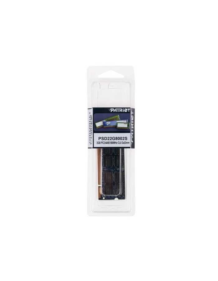 Оперативная память Patriot Memory SL 2 ГБ DDR2 SODIMM CL6 (PSD22G8002S) фотография 19