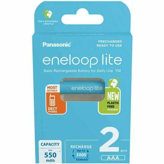 Аккумулятор Panasonic Eneloop Lite LR03 AAA (550 mAh)