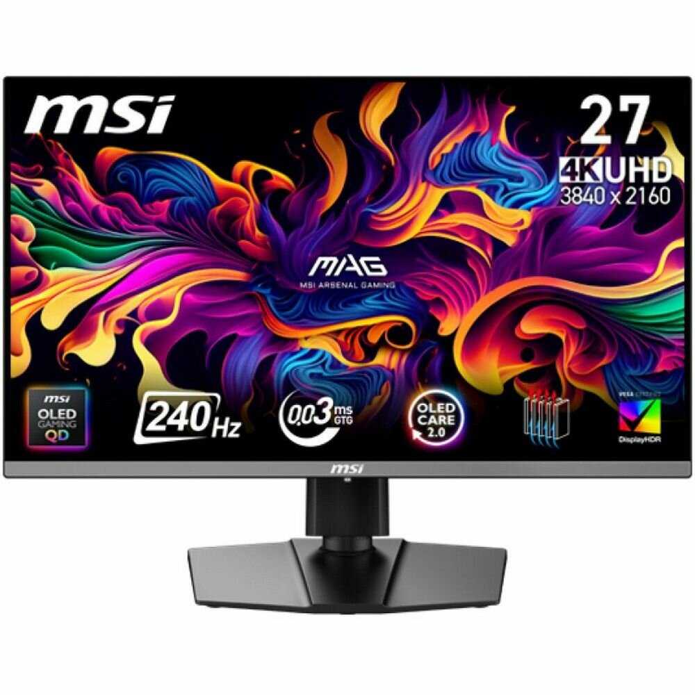 Монитор MSI MAG 272UP QD-OLED X24 фотография 1