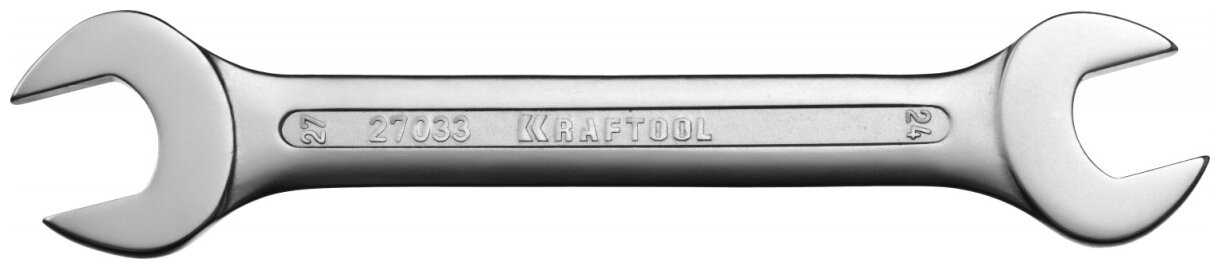 Ключ рожковый Kraftool 27033-24-27, 27 мм х 24 мм