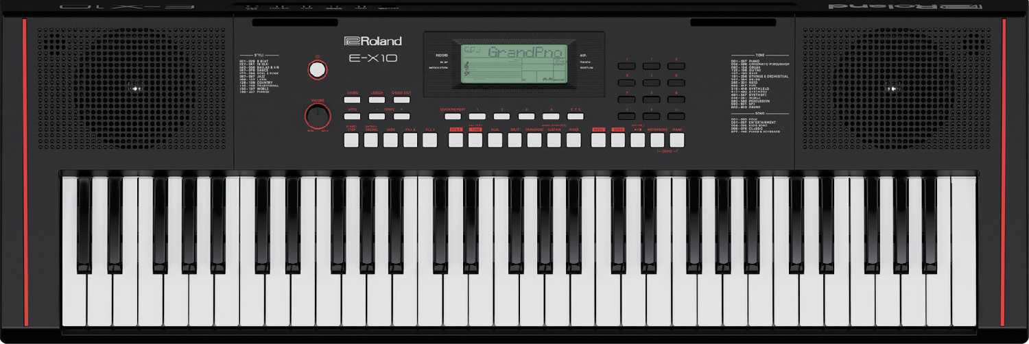Синтезатор Roland E-X10 с автоаккомпанементом, 61 клавиша, 64 полифония, 207 стилей, 610 тембров фотография 4