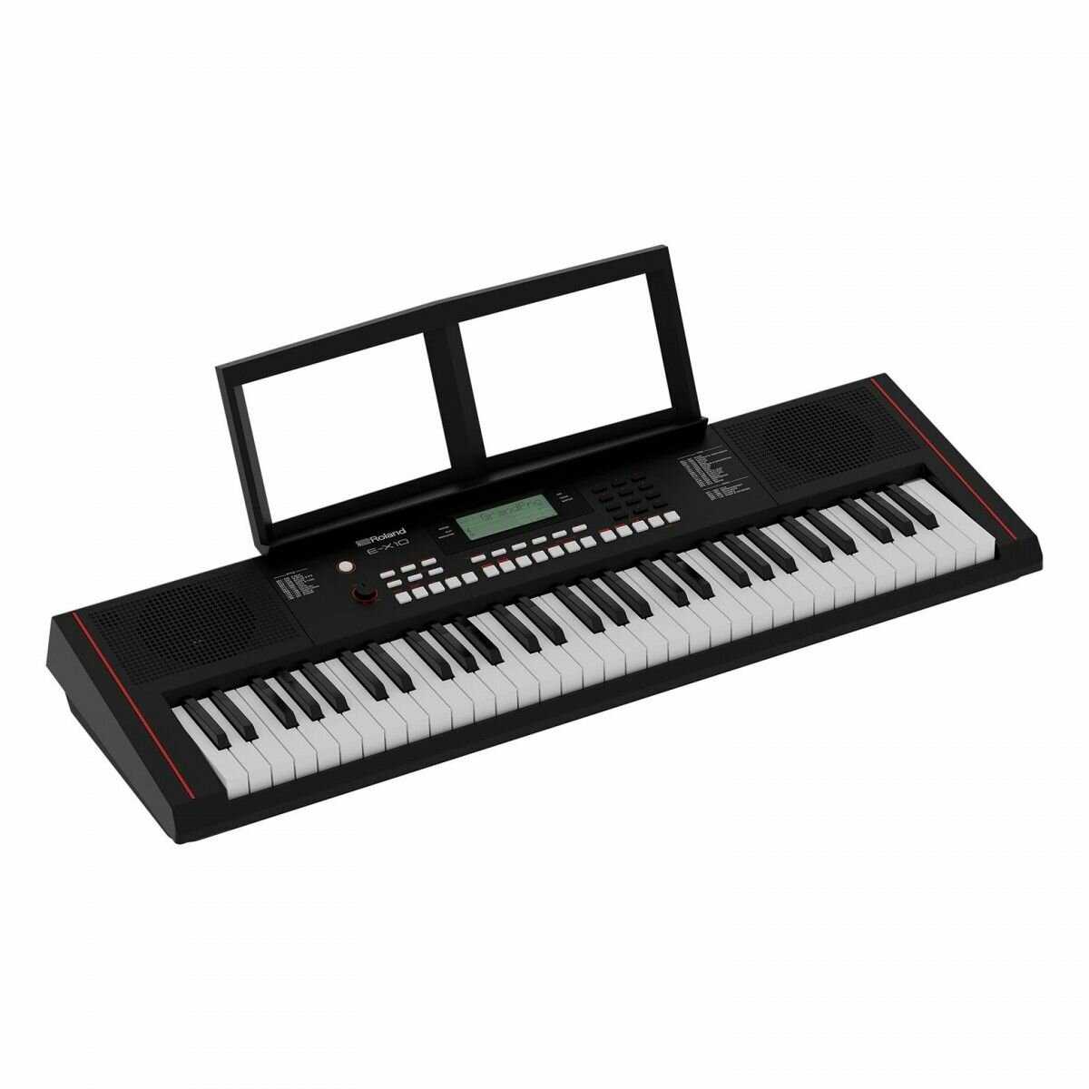 Синтезатор Roland E-X10 с автоаккомпанементом, 61 клавиша, 64 полифония, 207 стилей, 610 тембров фотография 5