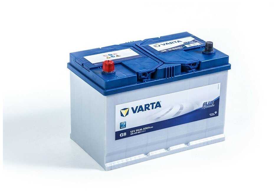 Аккумулятор для спецтехники VARTA Blue Dynamic G8, 595 405 083 306х173х225 фотография 5