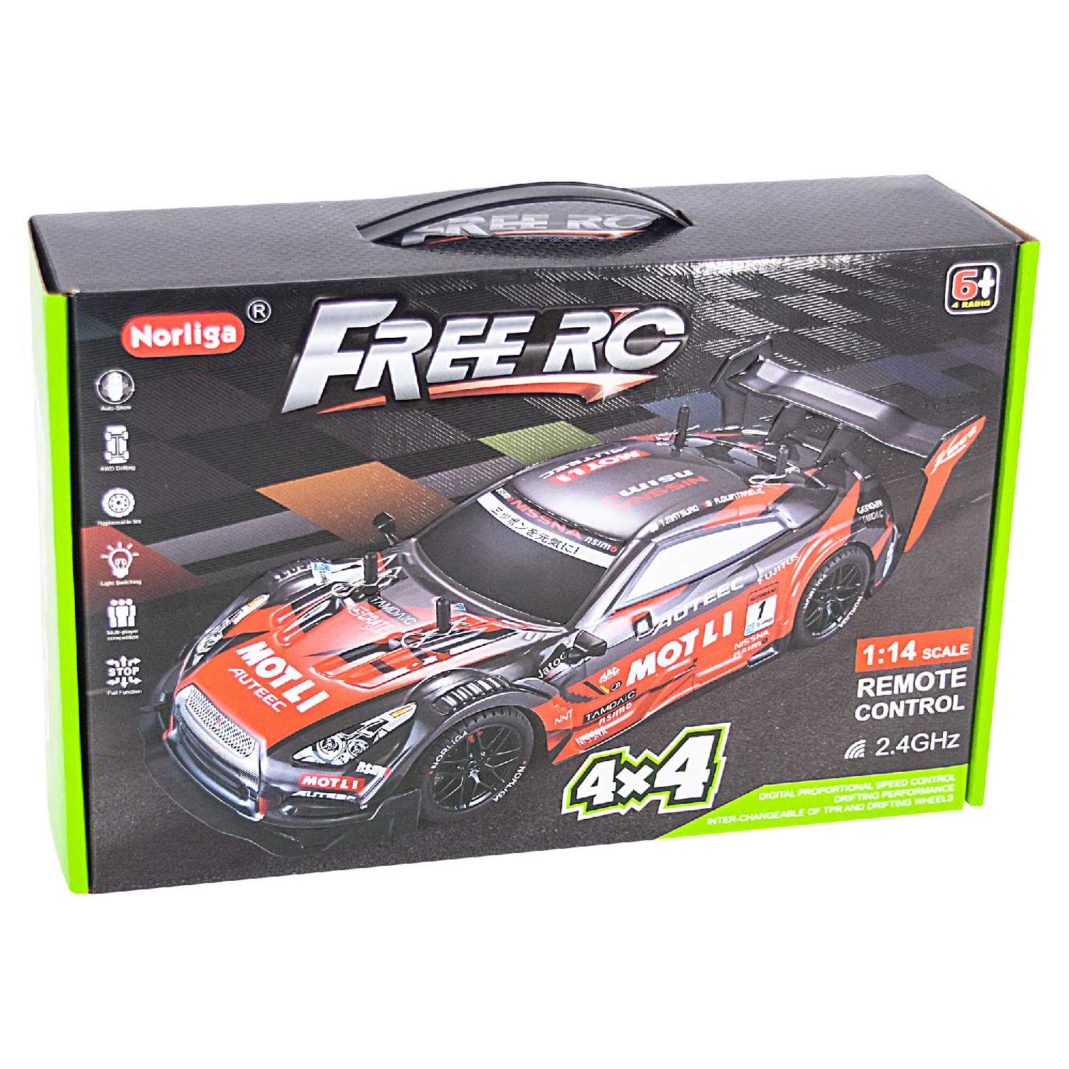 Радиоуправляемая машина Nissan GTR R35 (RC-18A) фотография 6