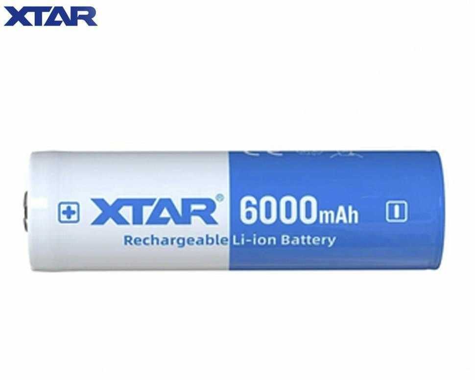 Аккумулятор XTAR XTAR 21700 (6000 mAh) фотография 1