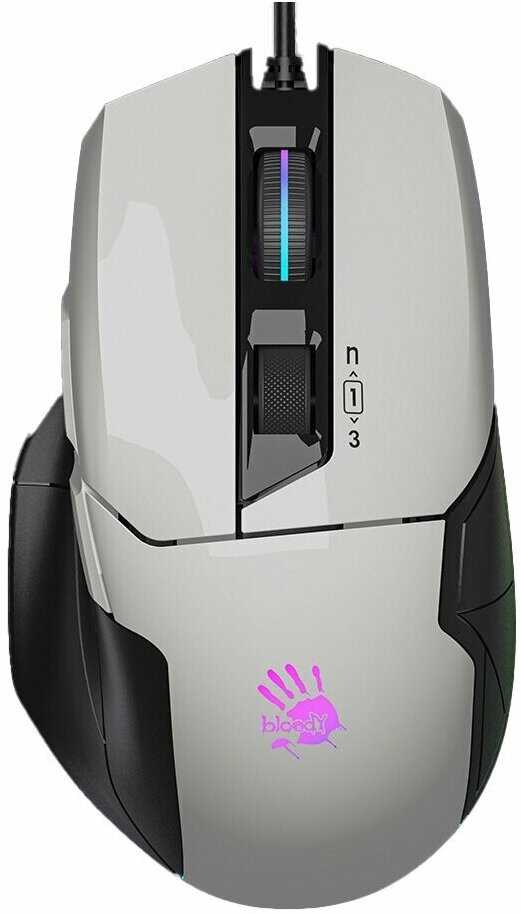 Игровая мышь Bloody W70 Max Punk, желтый/черный фотография 1