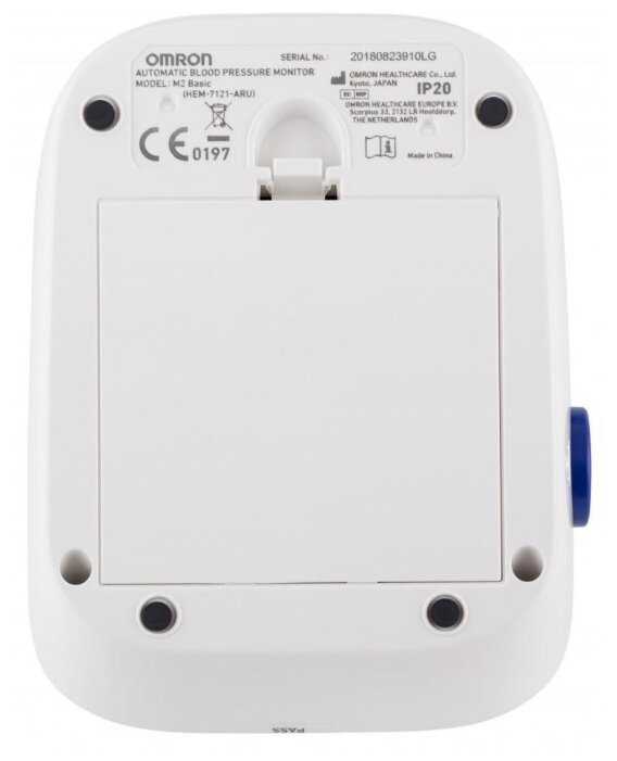 Тонометр Omron M2 Basic + адаптер (HEM 7121-ARU) фотография 6