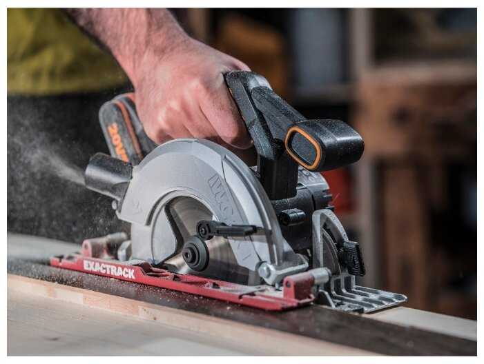 Дисковая пила Worx WX530.9 0 коробка фотография 6
