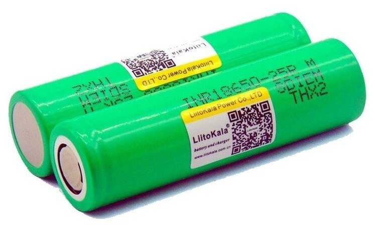 LiitoKala / Аккумулятор 18650 высокотоковый 2500mAh LiitoKala INR 25RM / Li-ion / батарея 18650 / АКБ фотография 2