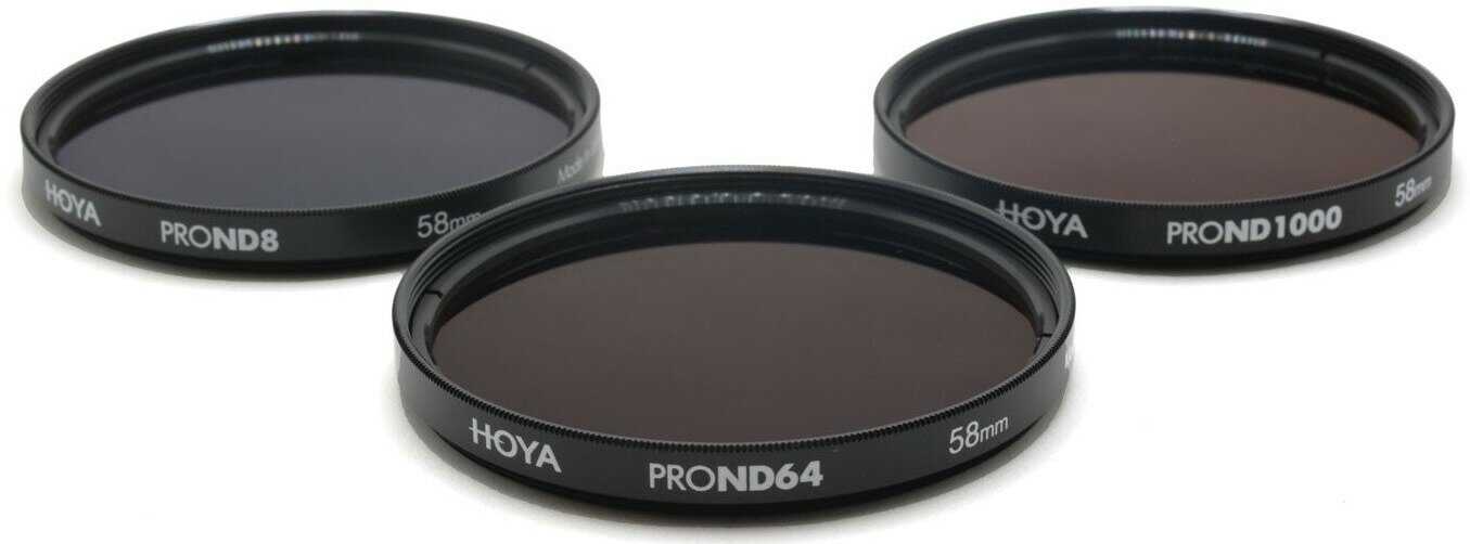 Комплект фильтров Hoya PRO ND Filter Kit (8/64/1000) 67 mm фотография 4