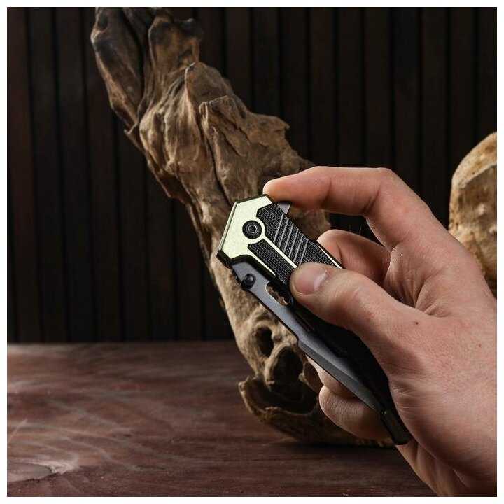 Нож складной со стропорезом 22,5см, клинок 9,3см 5177870 фотография 6