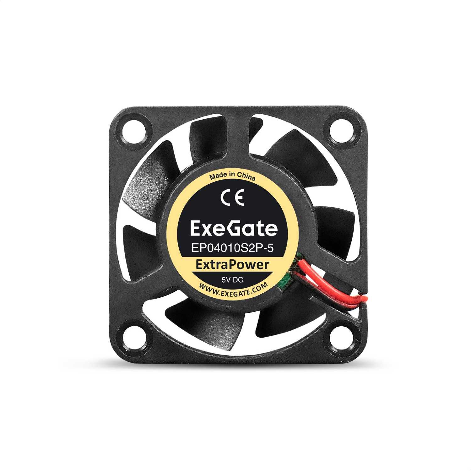 Вентилятор ExeGate ExtraPower EP04010S2P-5 (40x40x10 мм, Sleeve bearing, 2pin, 7500RPM, 35dBA) фотография 1