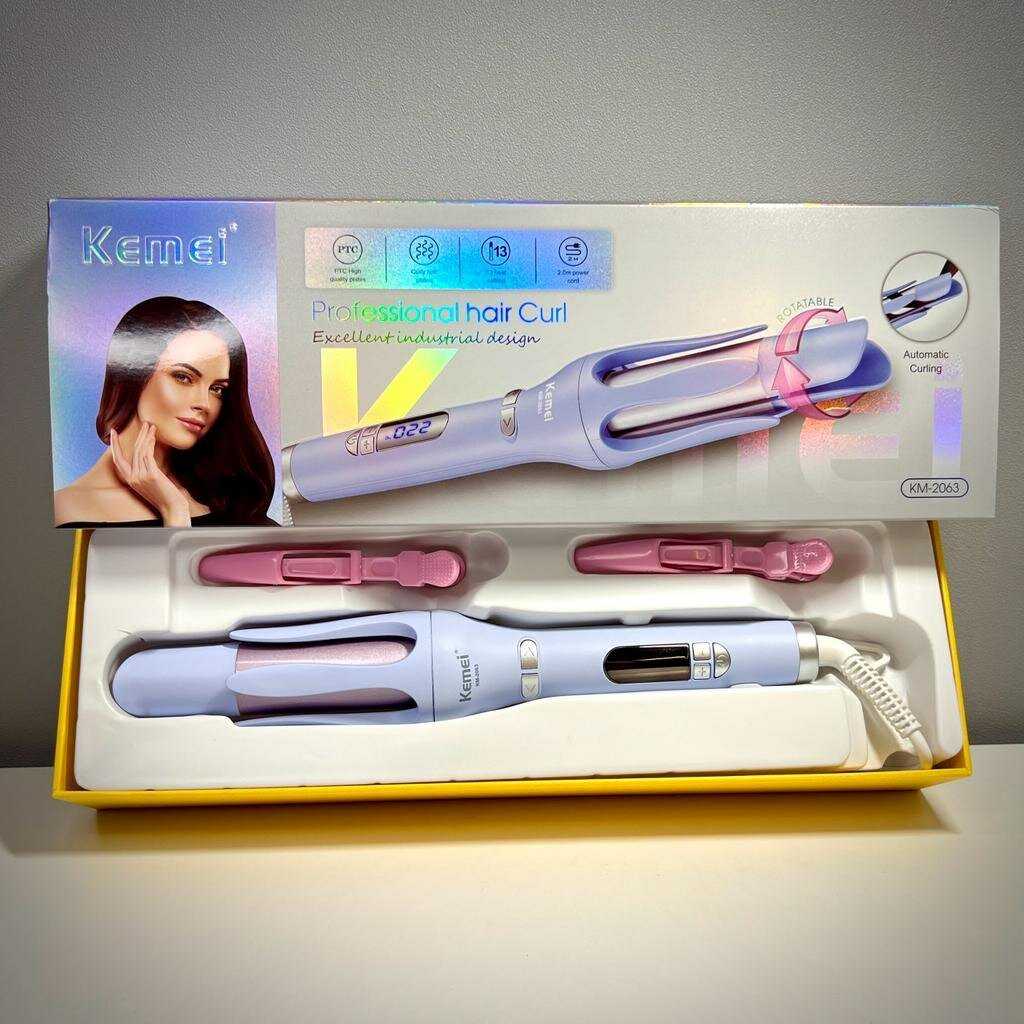 Крутящаяся плойка для завивки волос и создания локонов Плойка для завивки волос (30 мм)