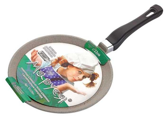 Сковорода блинная Маруся Мрамор 9220бл