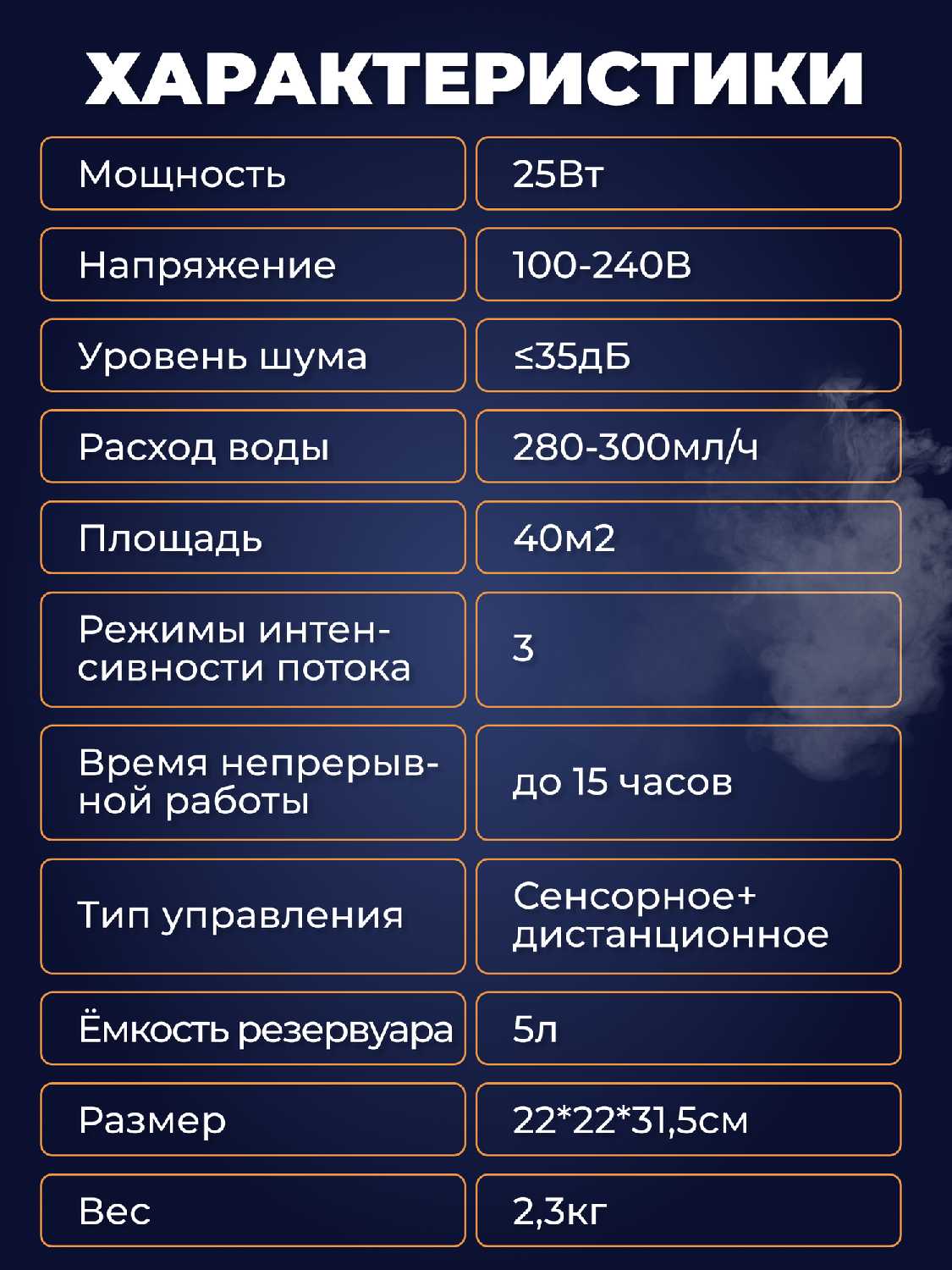 Увлажнитель воздуха ультразвуковой для дома аромадиффузор фотография 11