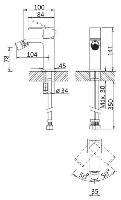 Смеситель Cezares Porta BS1-01-W0 фотография 1