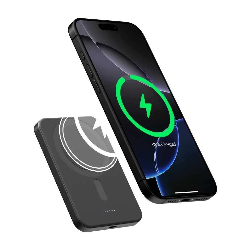 Внешний аккумулятор Pitaka Magsafe Aramid Fiber Magnetic Power Bank (5000 mAh) фотография 9