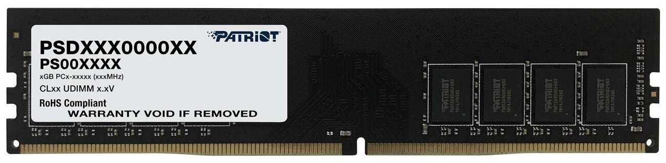 Оперативная память Patriot Memory SL 32 ГБ DDR4 2666 МГц DIMM CL19 PSD432G26662