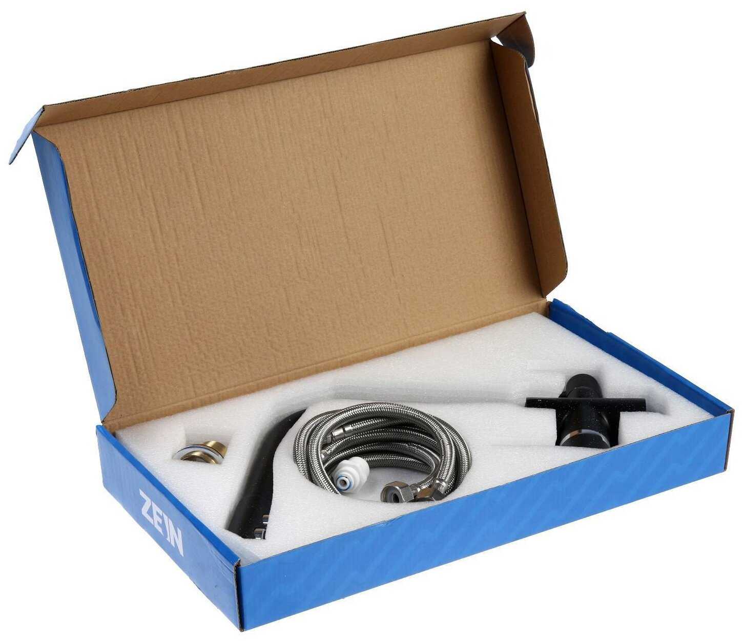 Смеситель для кухни (мойки) ZEIN Z1303, рычажный фотография 5