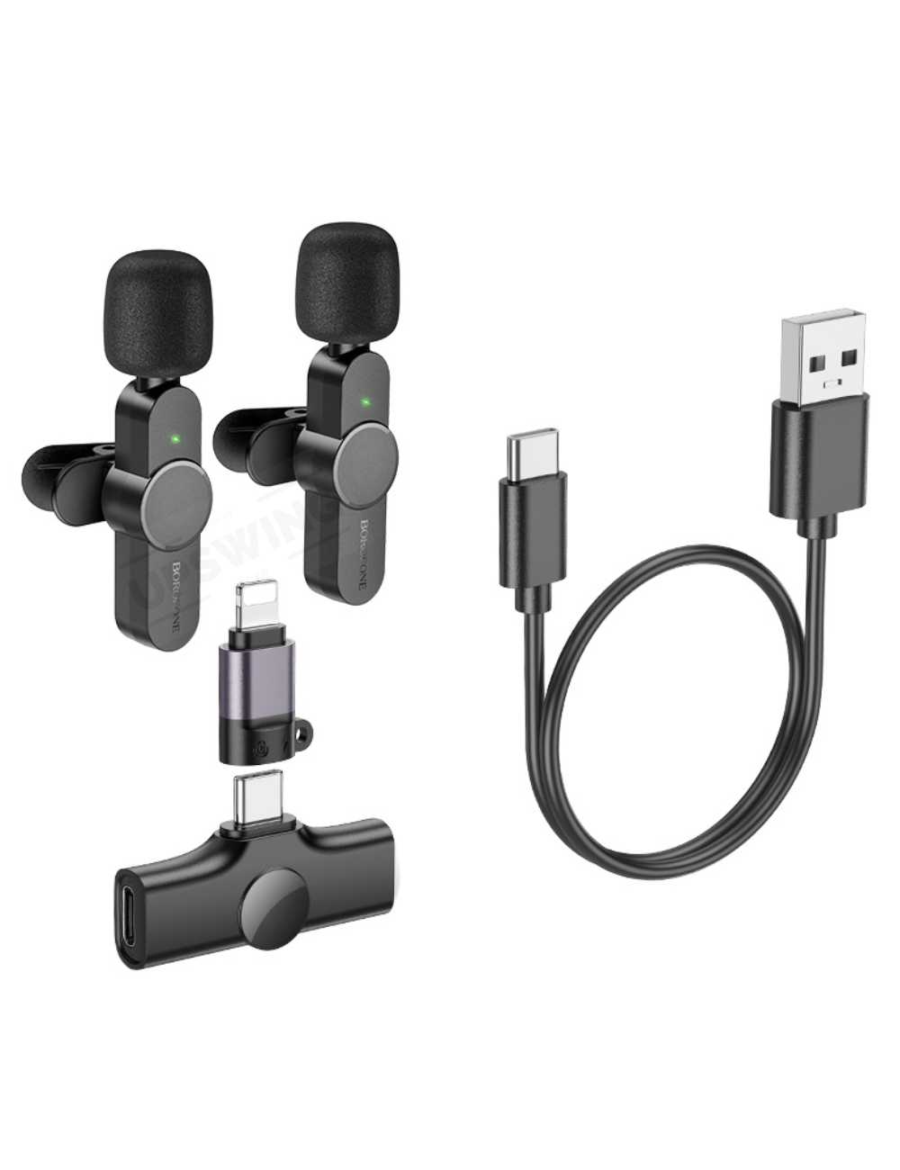 Микрофон петличный беспроводной Borofone BFK12 (Type-C) фотография 3