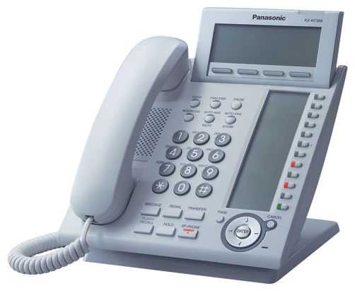 VoIP-телефон Panasonic KX-NT366 белый