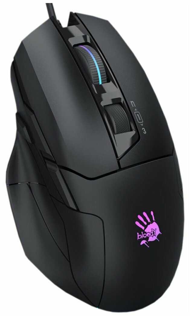 Игровая мышь Bloody W70 Max Punk, желтый/черный фотография 6