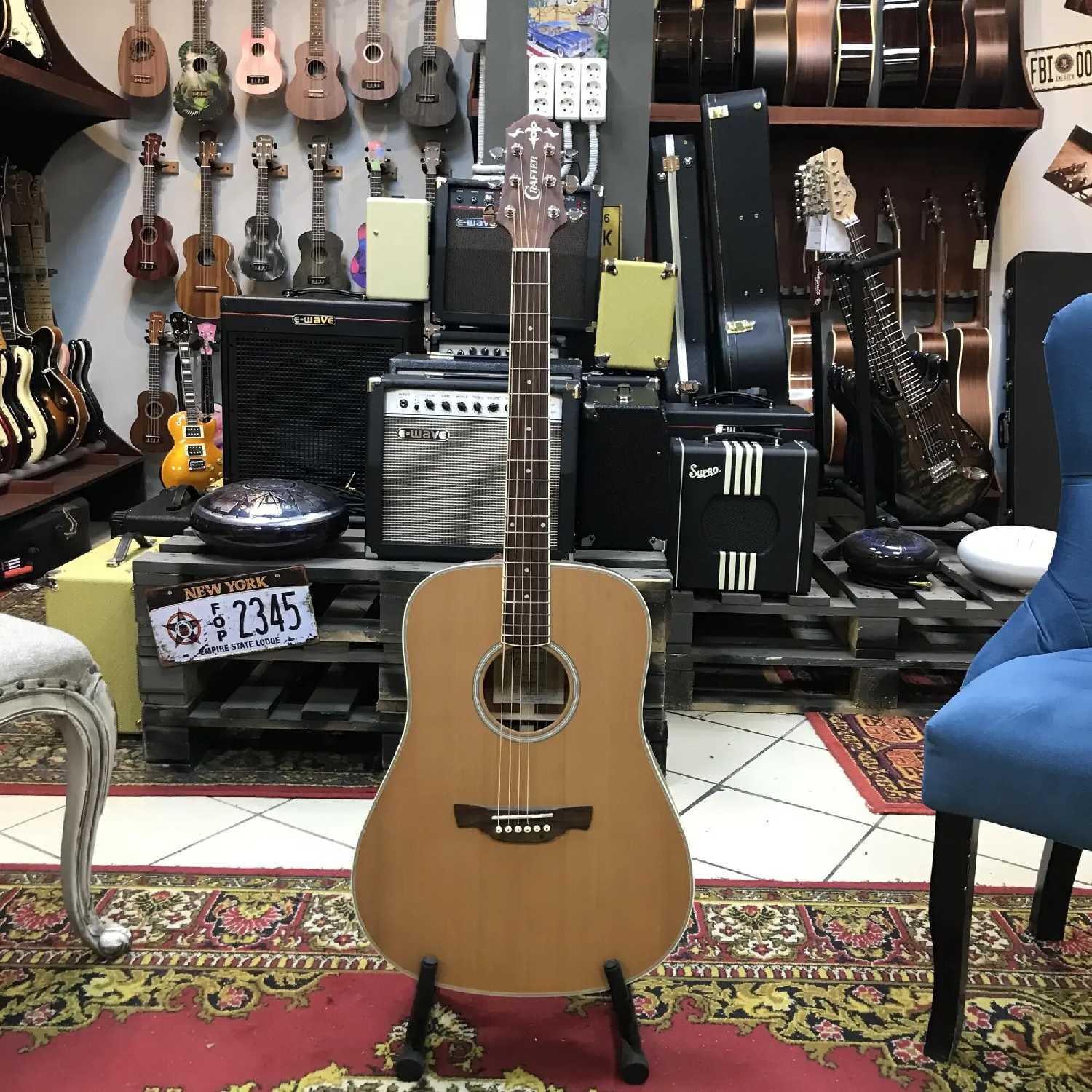 Акустическая гитара CRAFTER D-7/NС (акустическая гитара Дредноут) фотография 5