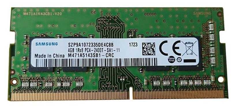 Оперативная память Samsung 4 ГБ DDR4 SODIMM (M471A5143SB1-CRC)
