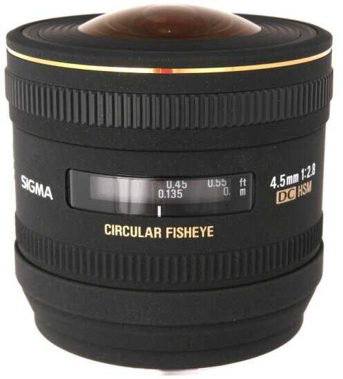Объектив Sigma AF 4.5mm f/2.8 EX DC HSM Circular Fisheye Minolta A фотография 2