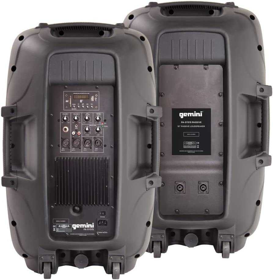 Gemini PA-SYS15 Комплект акустических систем (PA-SYS15) фотография 8