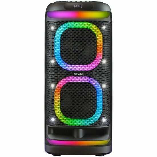 Портативная беспроводная блютуз колонка Акустическая система MIDI Ginzzu GM-115 RONDO с Bluetooth 5.0, 1600Вт(PMPO) фотография 11