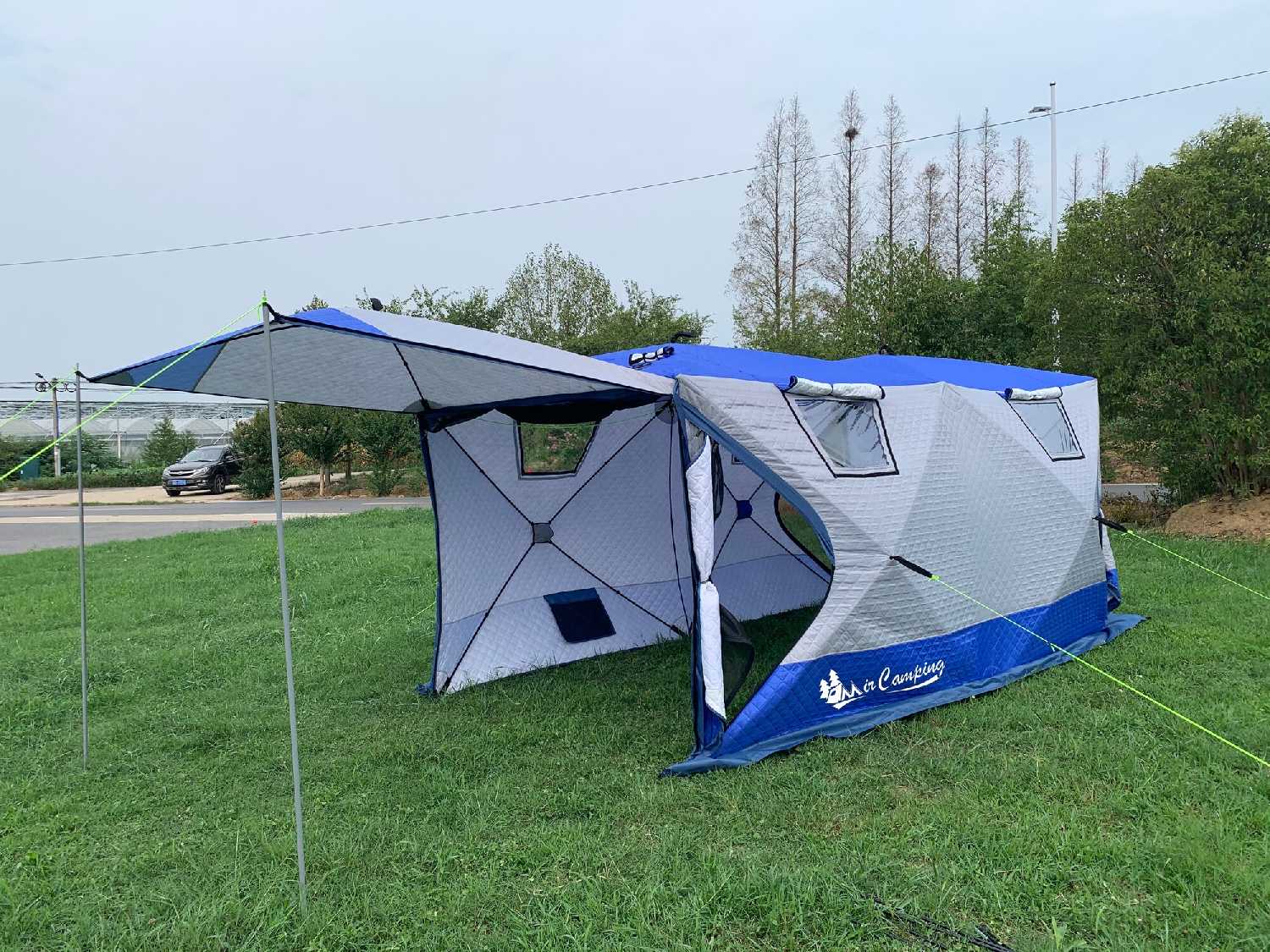 Зимняя палатка туристическая MirCamping Палатка 8 местная куб (2023) фотография 6