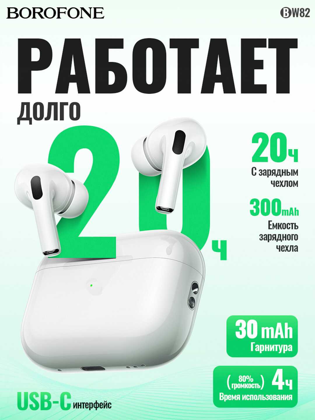 Наушники Borofone BW81 фотография 2