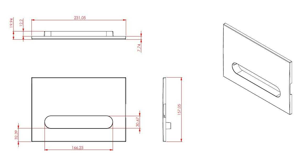 Кнопка смыва для инсталляции Allen Brau Project Color (9.2PR01) фотография 4