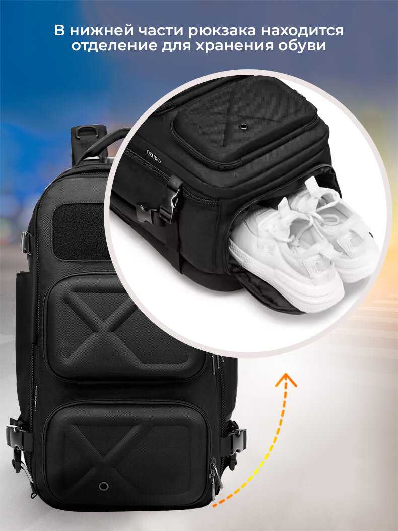 Рюкзак Ozuko Рюкзак-антивор (23л) фотография 8