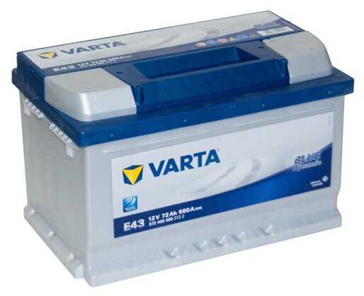 Аккумулятор VARTA Blue Dynamic E43 (572 409 068) фотография 3