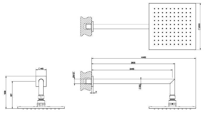 Верхний душ Gessi Emporio 47286.031 фотография 1