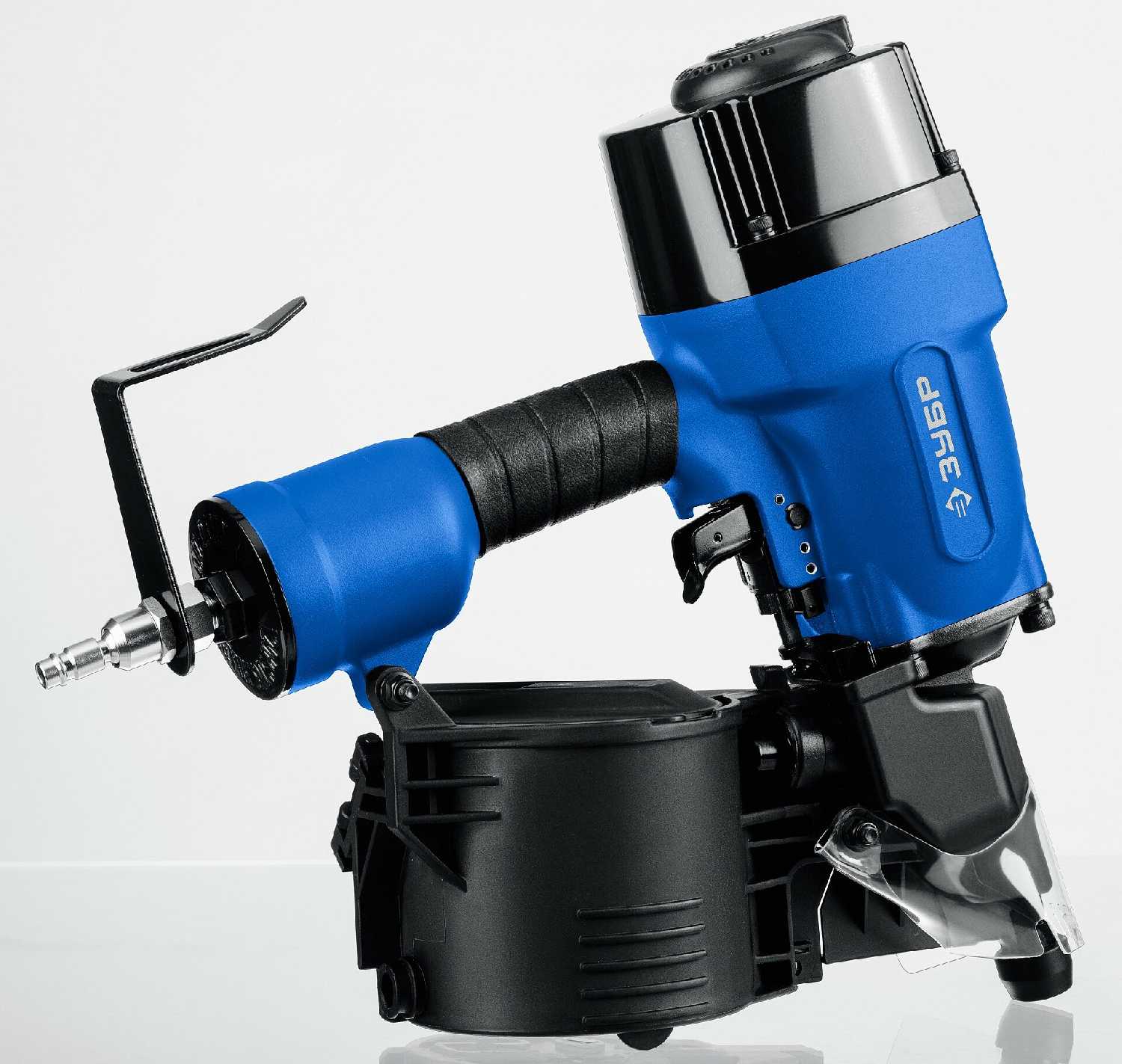 ЗУБР CNW-90, пневматический нейлер для барабанных гвоздей (31914) фотография 9